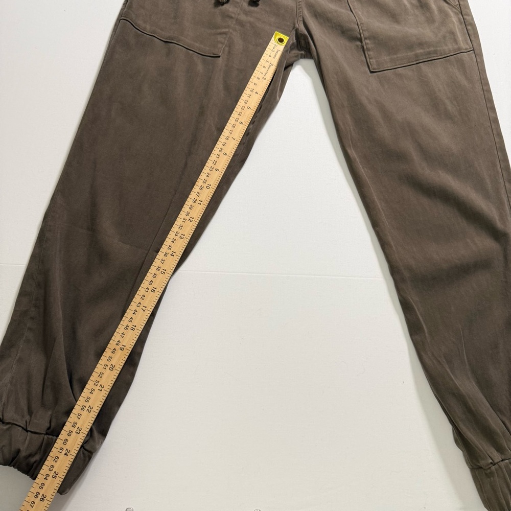 Olive Green Cloth & Stone Tencel Cotton Blend Jogger Pants Size S Small - Picture 10 of 11
